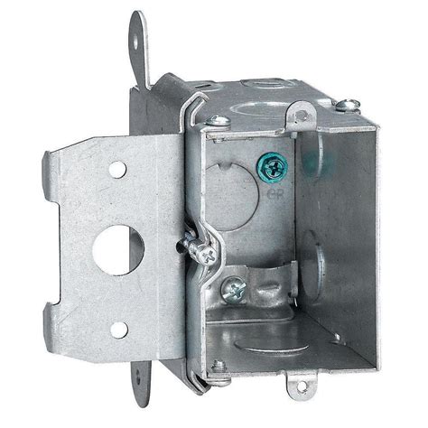 1 steel stud electrical box|outlet boxes for metal studs.